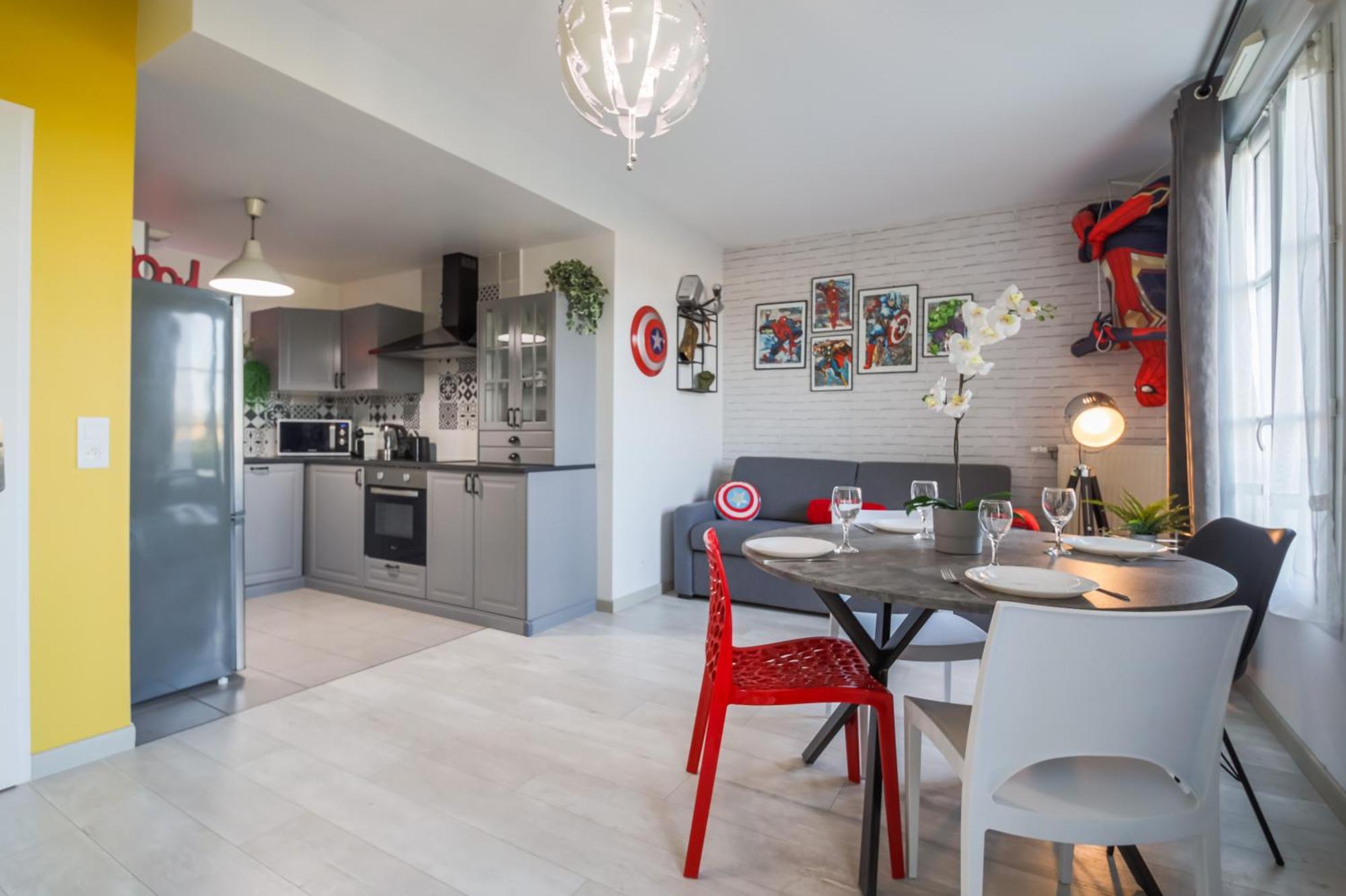 Air-Conditioned Apartment, Walking Distance To Disney - Disney Magical Homes, Paris Serris Exterior photo